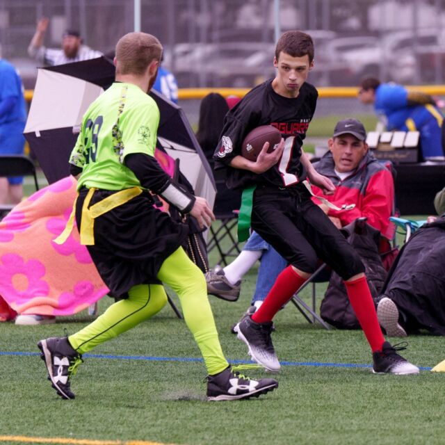 We believe everyone can be a champion—on and off the field! Learn more about athletes who are breaking barriers and building friendships through flag football at the link in our bio.