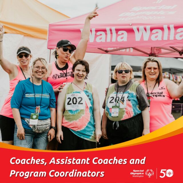 🎉 Volunteer Week Spotlight: coaches, assistant coaches and program coordinators! 💙

Thank you for organizing and leading team practices, learning the rules and strategies, and helping each athlete perform at their very best — all while offering endless encouragement (and fist bumps!). 🙌

To our Program Coordinators — thank you for keeping everything running smoothly behind the scenes. From registrations and paperwork to uniforms and transportation, you ensure no detail is missed.

At every competition, you're more than leaders — you're fans the athletes could ask for. 🎊

FUN FACT: In 2024, over 1,750 Coaches, Assistant Coaches, Program Coordinators, and Chaperones supported Special Olympics Washington athletes — and we are beyond grateful for each and every one of you. 💫

Thank you for your dedication, heart, and the incredible impact you make!
Learn more about our volunteer opportunities using the link in our bio!

#SpecialOlympicsWA #VolunteerWeek2025 #Volunteer #Coach #AssistantCoach #ProgramCoordinator #ThankYouVolunteers #GiveBack