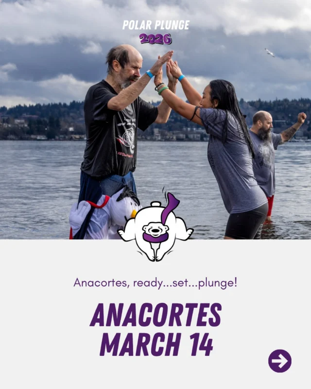 Anacortes — mark your calendars. You’re up next! 🌊

Join us on March 14 to dive in for inclusion. This is your community rallying together for Special Olympics Washington athletes. A day to be brave, be loud, and be part of something that truly matters. 💪

Expect bold plungers, creative costumes, high-fives all around, and that heart-pounding countdown before your feet hit the water. That’s the moment you realize courage is contagious.

Jump in (and run!) with Anacortes on March 14 at PolarPlungeWA.com! ❄️