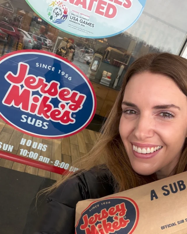 Leadership in action!

Special Olympics Washington Board Member Christin Gilmer is already showing her support during Jersey Mike’s Month of Giving, helping raise funds for athletes on the road to the USA Games.

“Visit your local Jersey Mike’s on March 25, bring your friends and family, and help make an impact!”

On March 25, 100% of sales go directly to Special Olympics programs.

Grab a sub. Support our athletes. Be part of something bigger.