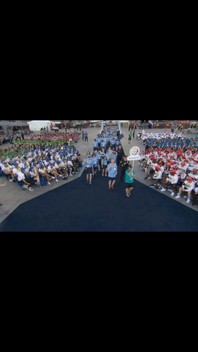 The wait is over! Team Washington officially entered Opening Ceremonies at the 2026 Special Olympics USA Games! 

From athletes and coaches to Unified partners and supporters, this moment represents months of hard work! We’re proud to see our delegation take the national stage alongside Chief Andy McCurdy and Donovan Heavener, representing Washington’s Law Enforcement Torch Run family.

Minnesota, we’re ready. Let the Games begin! 🏅

S/O to @espn for capturing the moment!