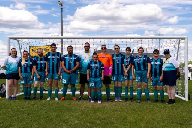 Team Washington's soccer action at the 2026 Special Olympics USA Games!