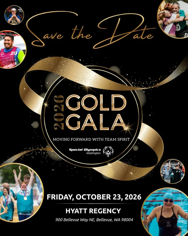 Save the date for an unforgettable evening at the GOLD GALA as we celebrate the power of inclusion and the impact we can create together!

Join us for a multi-course dinner with curated wine pairings, (including a new dessert dash!), live and silent auctions, an exciting raffle, and an inspiring Raise the Paddle moment. Together, we’ll move forward with team spirit and champion opportunities for Special Olympics Washington athletes across the state.

Click the link in our bio to learn more!