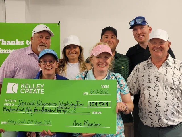 The 4th Annual Kelley Create Golf Tournament was one for the books! On Monday, August 10, golfers hit the course, brought the fun, and helped raise an AMAZING $154,000 for Special Olympics Washington!

That’s a whole lot of golf, generosity, and impact packed into one incredible day!

A HUGE shoutout to our friends at @KelleyCreate for continuing to go all-in for our athletes and our mission year after year. And of course, thank you to every golfer, sponsor, donor, volunteer, and supporter who showed up, swung big, and helped make this event such a success!

See you on the green next year!