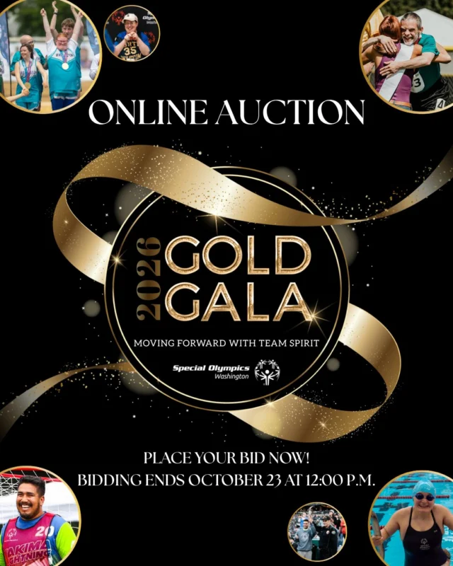 Ready, set, BID! The 2026 Gold Gala online auction is OPEN!

From wine tasting at JM Cellars and a pickleball party at 23 Kitchens to art adventures with Bainbridge Island Museum of Art, there’s plenty to bid on! You can also reserve your spot for an exclusive evening at Veloce Garage. Only 50 spots available!

Join the fun from anywhere while supporting Special Olympics Washington athletes!

Bidding closes Friday, October 23 at noon.

Click the link in our bio to start your bidding!